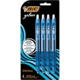 thumbnail image 1 of BIC Gel-ocity Original Blue Gel Pens, Medium Point (0.7mm), 4-Count Pack, Retractable Gel Pens With Comfortable Grip, 1 of 5