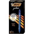 thumbnail image 1 of BIC Gel-ocity Quick Dry Blue Gel Pens, Medium Point (0.7mm), 12-Count Pack, Retractable Gel Pens With Comfortable Full Grip, 1 of 3