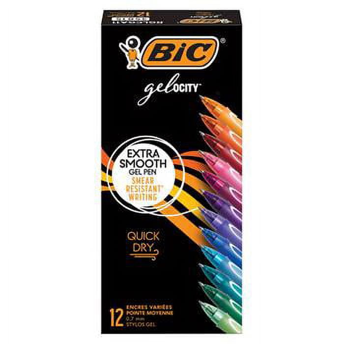 Gel-ocity Quick Dry Gel Pen, Retractable, Fine 0.7 mm, 12 Assorted Ink and Barrel Colors, Dozen Gel-ocity Quick Dry Gel Pen, Retractable, Fine 0.7 mm, 12 Assorted Ink and Barrel Colors, Dozen