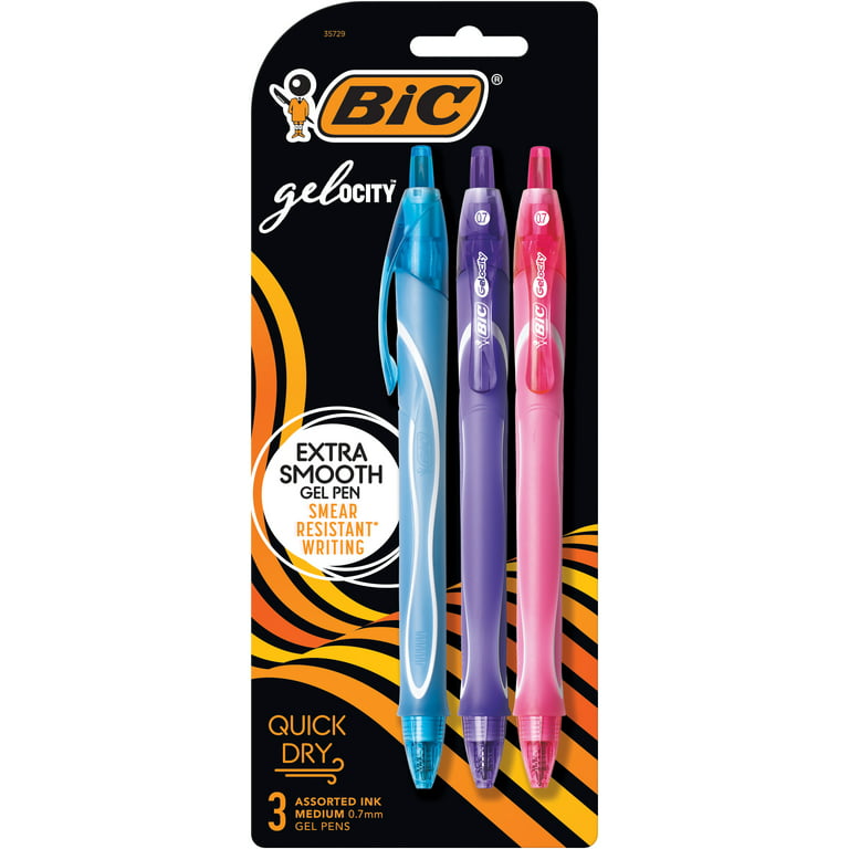 BIC Gel-ocity Illusion Erasable Gel Pen Refills Medium Point (0.7