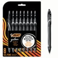 thumbnail image 1 of BIC Gelocity Quick Dry Medium Point Gel Pen, 0.7 mm, Black Ink, 8 Count, 1 of 8