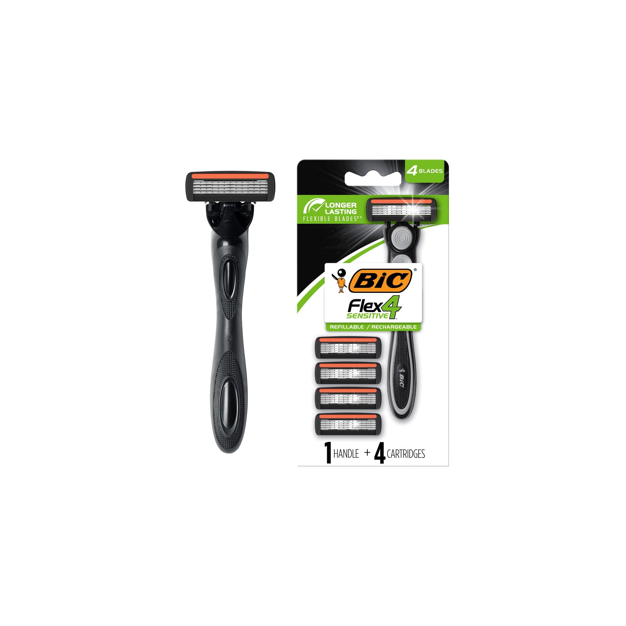 Bic Razors Mix BIC Hybrid 4 Advance Razor (Pack of 3) - Walmart.com
