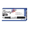 thumbnail image 1 of BIC Intensity Black Low Odor Dry Erase Markers, Fine Tip, 12-Count Pack of Erasable Markers With Low-Odor Ink for a Pleasant Writing Experience, 1 of 7