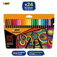 thumbnail image 1 of BIC Intensity Felt Tip Pens 24 Pack Vibrant Washable Ink, 1 of 8