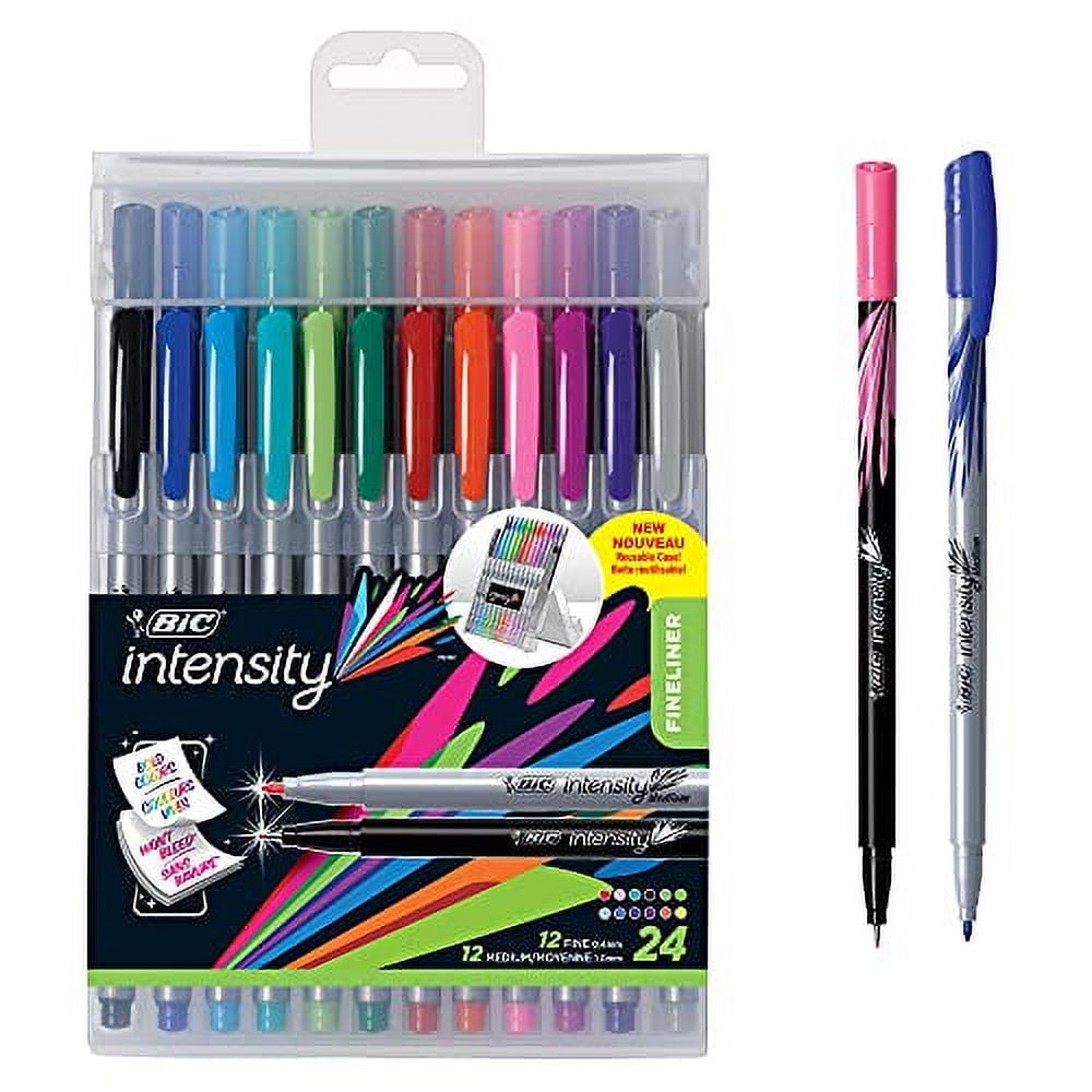 BIC Intensity Special Edition Ultra Fine Point Assorted Permanent Markers  24 Ct for sale online
