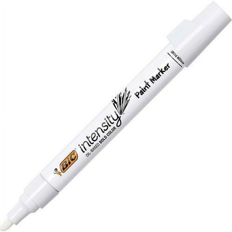BIC Intensity Paint Marker - Bullet Marker Point Style - Assorted Oil Based Ink - 7 Pack