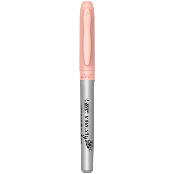 BIC Intensity Permanent Marker, Fine Point, Peach Parfait, Single Marker