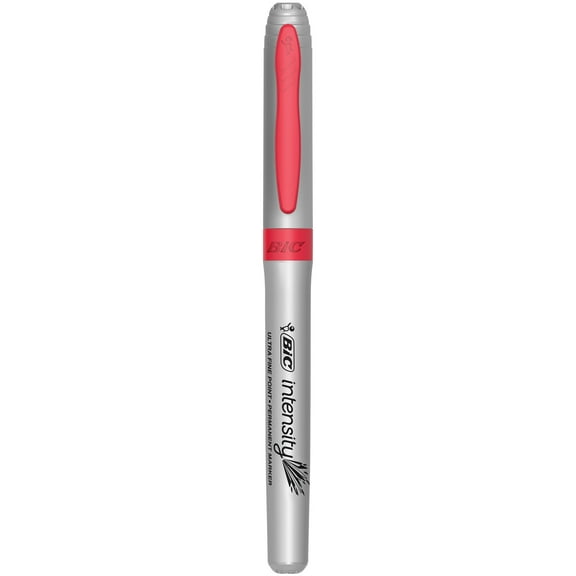 BIC Intensity Permanent Marker, Fine Point, Rambunctious Red, Single Marker