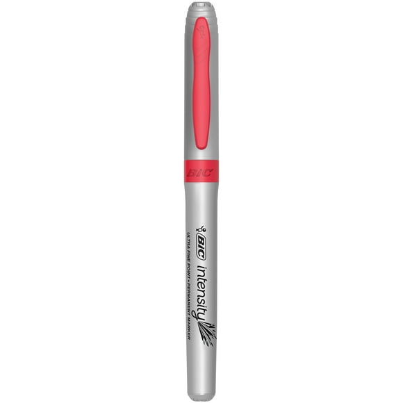 BIC Intensity Permanent Marker, Fine Point, Rambunctious Red, Single Marker