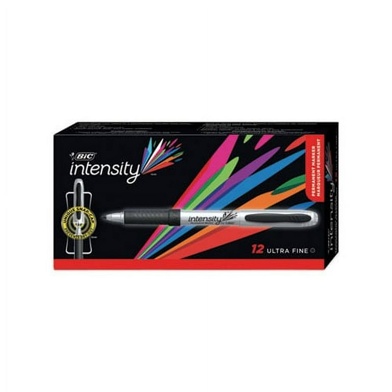 Intensity Ultra Fine Tip Permanent Marker, Ultra-Fine Needle Tip, Tuxedo Black, Dozen Intensity Ultra Fine Tip Permanent Marker, Ultra-Fine Needle Tip, Tuxedo Black, Dozen
