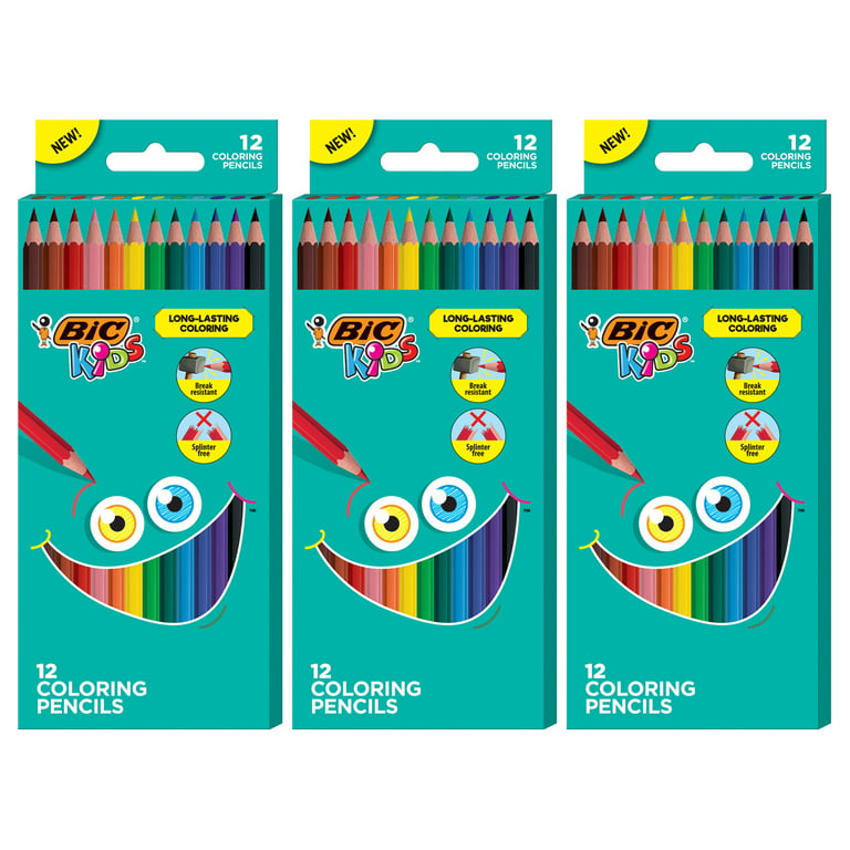 Карандаши BIC Kids super Soft. BIC Color. 12 Color Pencil Duo. Kids and Color Pencils. 4070 12 colorful