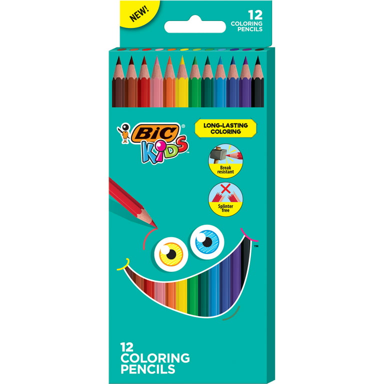 (Pre-Order) BIC Big kids Super soft colored pencils BKSSFT8E