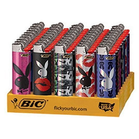 BIC Lighter 50 Ct Tray - Playboy
