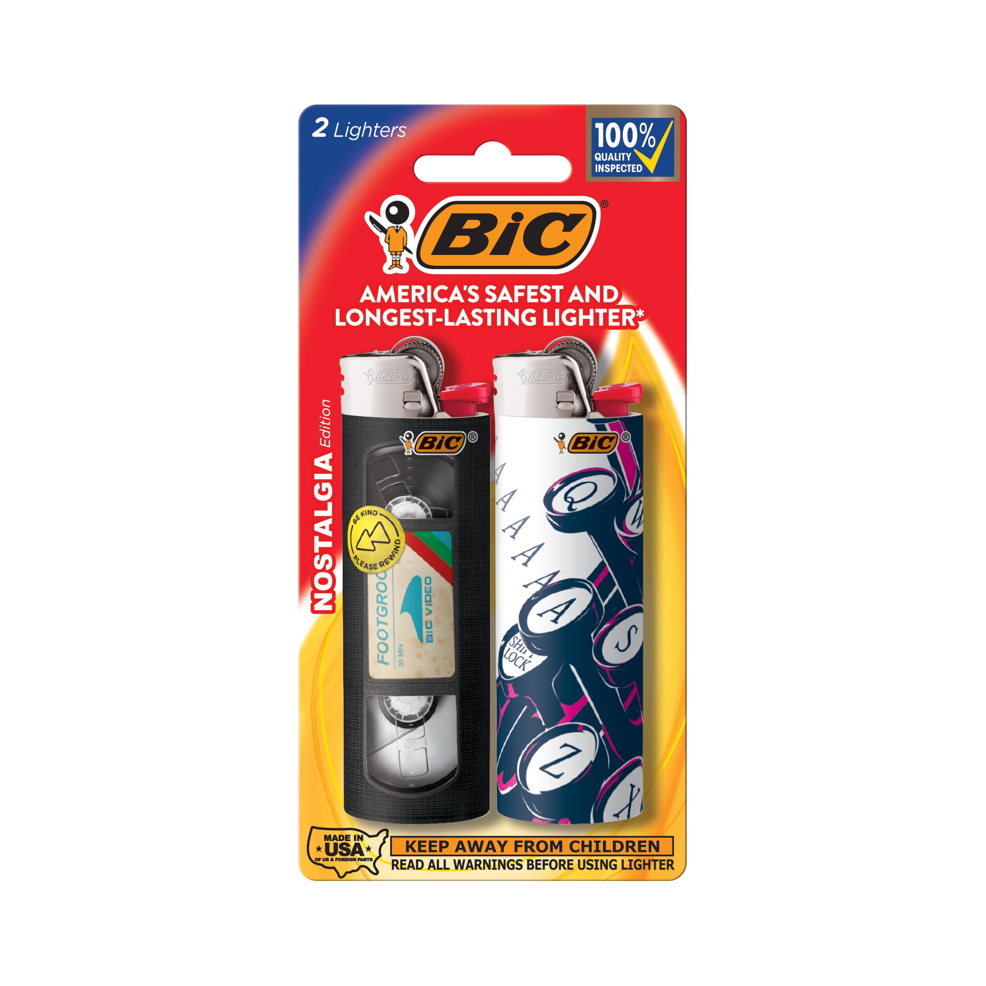 BIC MAXI LTR NOSTALGIA 2PK
