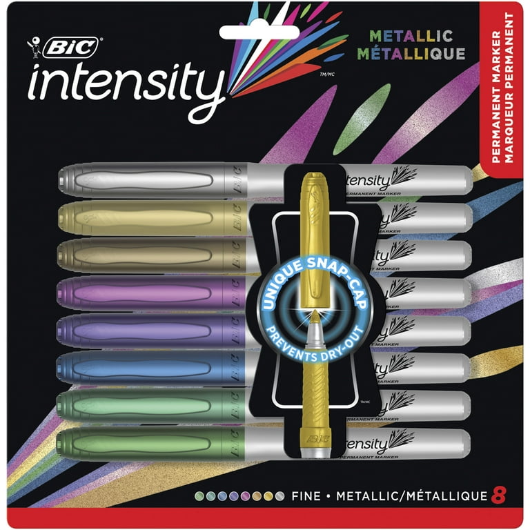 36 Colours 4 Lot Metallic Marker Pens - Fine Point Metallic