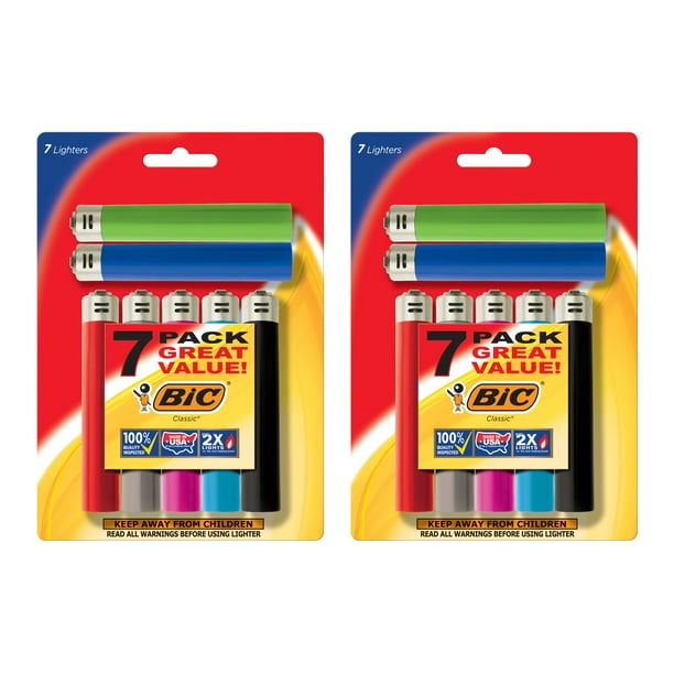 BIC Maxi Pocket Lighter, Classic Collection, Assorted Unique Lighter