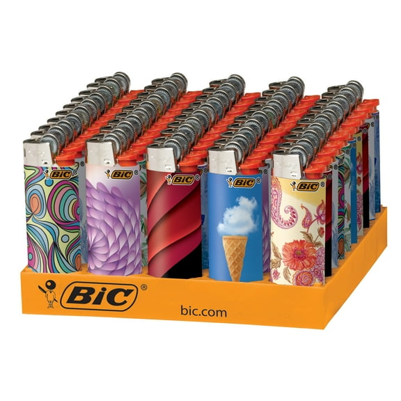 BIC Mini Lighter, Fashion Series, 1 Count (sold as 1 individual lighter, designs may vary)