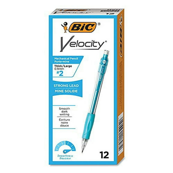BIC Mv11bk Velocity Original Mechanical Pencil.9Mm, Turquoise