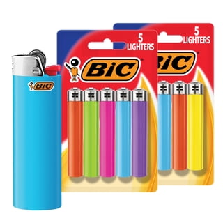 BIC Pocket Lighters, Fashion Assorted Colors, 10-Pack of Lighters (Colors May Vary)