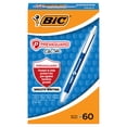 thumbnail image 1 of BIC PrevaGuard Clic Stic Ballpoint Pens, Medium Point (1.0mm), Blue, 60 Pack, 1 of 11