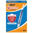 thumbnail image 1 of BIC PrevaGuard Gel-ocity Gel Pen With Built-in Protection To Suppress Bacteria Growth On The Pen, Medium Point (0.7mm), Blue, 60-Pack, 1 of 6