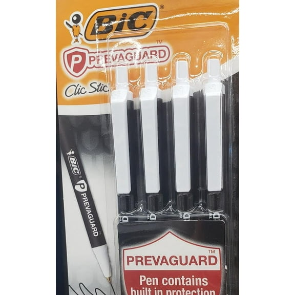 BIC Prevaguard Click Stic 4PK PENS