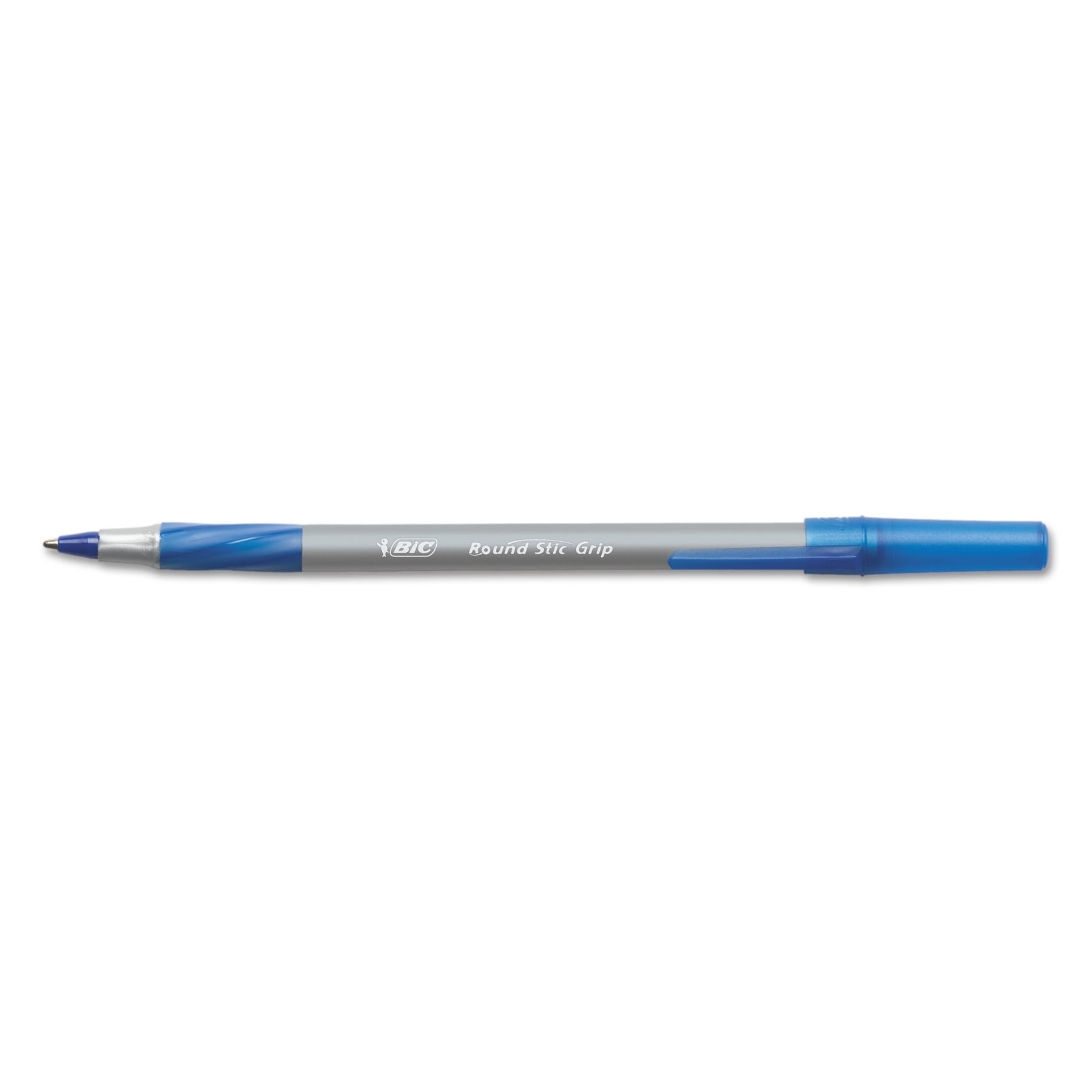 BIC Round Stic Grip Xtra Comfort Ballpoint Pen, Medium Point (1.2