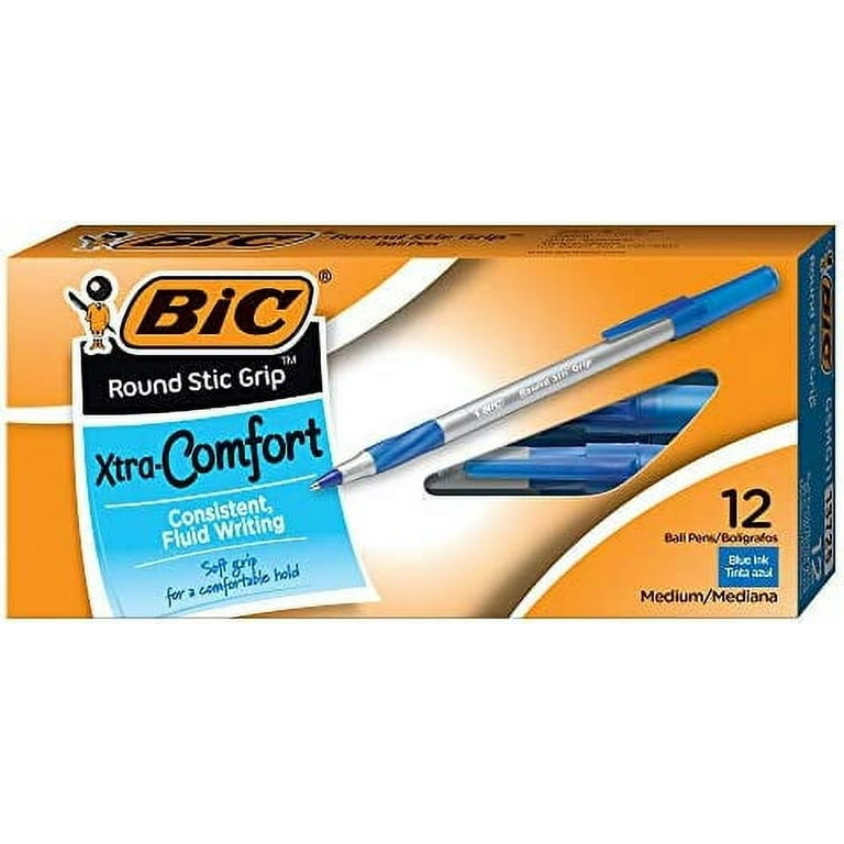 BIC 4-Color Retractable Ball Pen, Assorted Colors, 1-Pack 