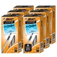 thumbnail image 1 of BIC Round Stic Xtra Comfort Black Ballpoint Pens, Medium Point, 144-Count Pack, 1 of 10