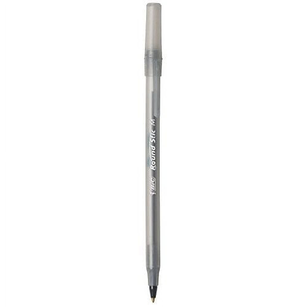 BIC Round Stic Xtra Life Ball Pen, Medium Point (1.0 mm), Black, 10-Count