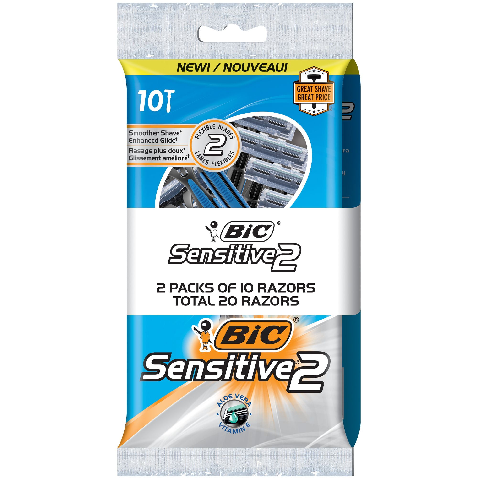 Sensitive 2. Bic sensitive 2. bic metal 5.