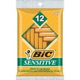 thumbnail image 1 of BIC Sensitive Disposable Razors for Men, 1 Blade, 12 Count, 1 of 10