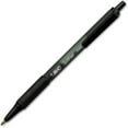 thumbnail image 1 of BIC Soft Feel Ballpoint Pen Value Pack, Retractable, Medium 1 mm, Black Ink, Black Barrel, 36/Pack, 1 of 3