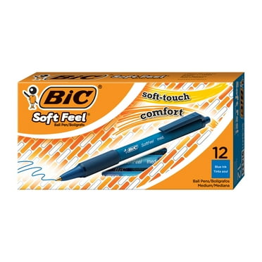 BIC Velocity 12-Pack Retractable Ballpoint Pen, Medium Point (1.0 mm ...