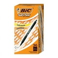 thumbnail image 1 of BIC Soft Feel Retractable Ball Point Pen Medium, Black Ink, 36 Pack, 1 of 5