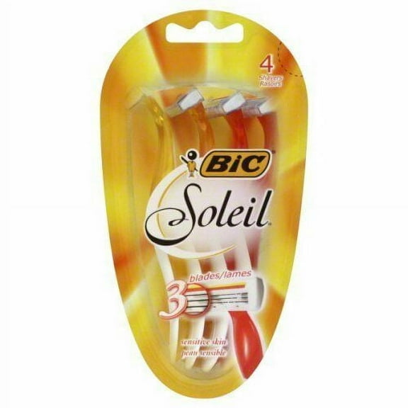 BIC Soleil Disposable Razor, Women, 4-Count Pack of 6