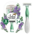 thumbnail image 1 of BIC Soleil Escape Women's Disposable Razors With 3 Blades, Lavender & Eucalyptus Scented Handles, 4 Count, 1 of 8