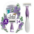 thumbnail image 1 of BIC Soleil 4 Escape Women's Disposable Razors with 4 Blades, Lavender & Eucalyptus Scented Handles, 4 Count, 1 of 9