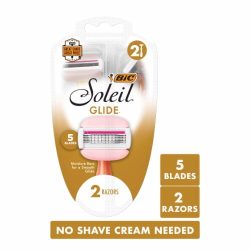 BIC Soleil Glide Women's Disposable Razors 2 pk