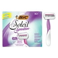 thumbnail image 1 of BIC Soleil Sensitive 3-Blade Disposable Razors for Women, 10-Count, 1 of 8