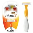 thumbnail interactive-video image 1 of BIC Soleil 3 Women's 3-Blade Disposable Razors, 4 Count, 1 of 9