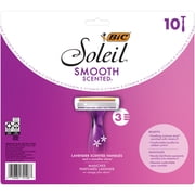 BIC Soleil Smooth Scent Women's Razor, 3 Blades, 10 Count