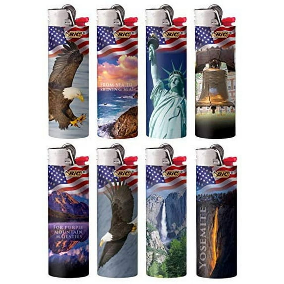 BIC® Special Edition Americana Series Lighters (50 Pcs)