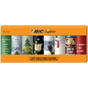 BIC Special Edition Holiday Series Pocket Lighters, Set of 8 Lighters
