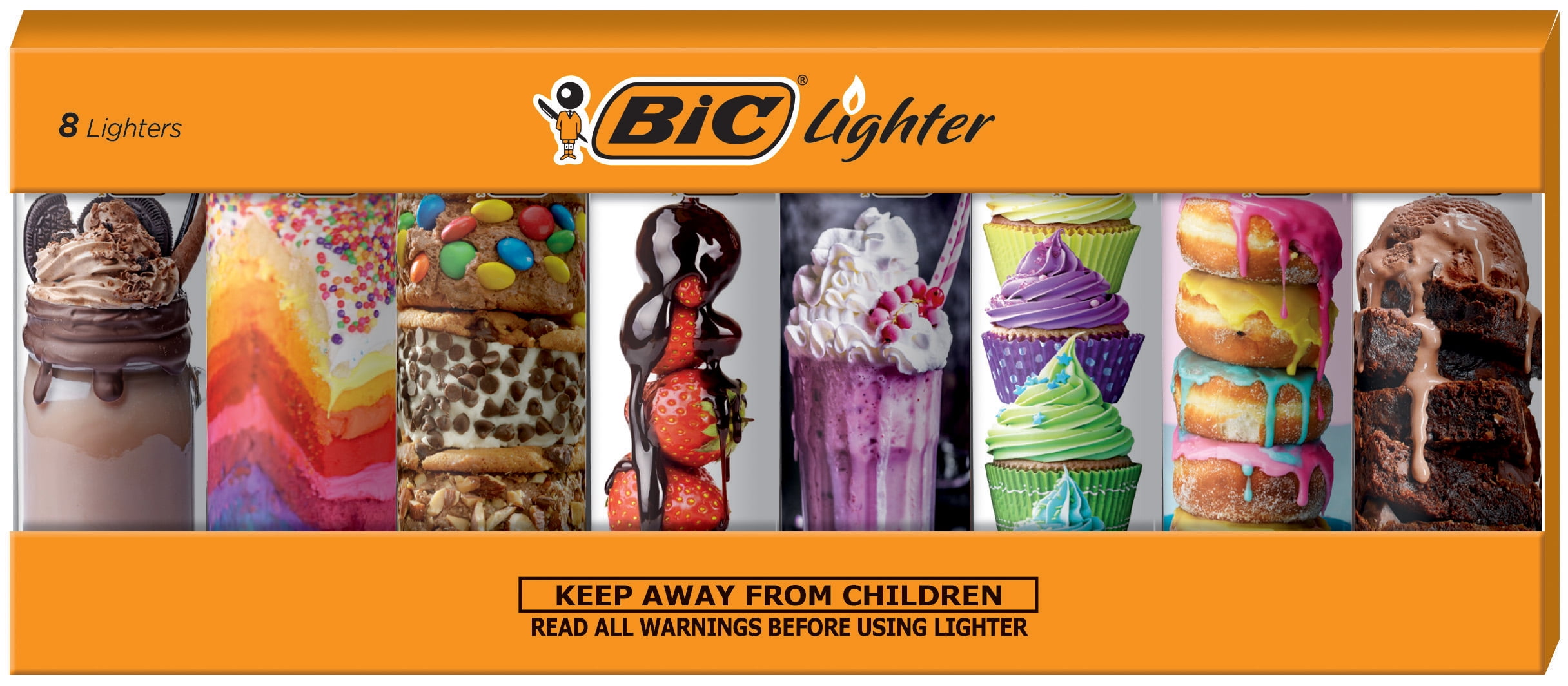 BIC, Maxi Pocket Lighters, Special Edition Indulgent Series, Set