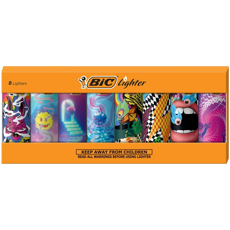 BIC Special Edition Prismatic Series Lighters, Set of 8 Lighters - Walmart.com BIC Special Edition Prismatic Series Lighters, Set of 8 Lighters - Walmart.com