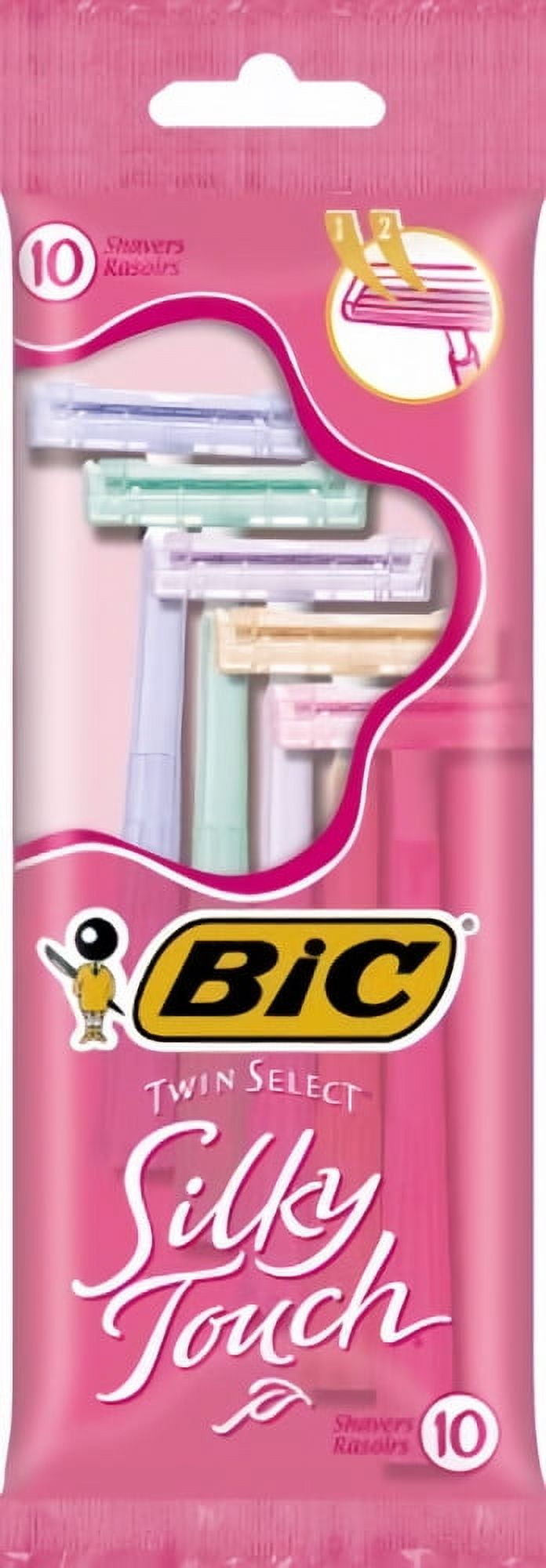 Bic Twin Select Silky Touch Razors (Pack of 16) - Walmart.com