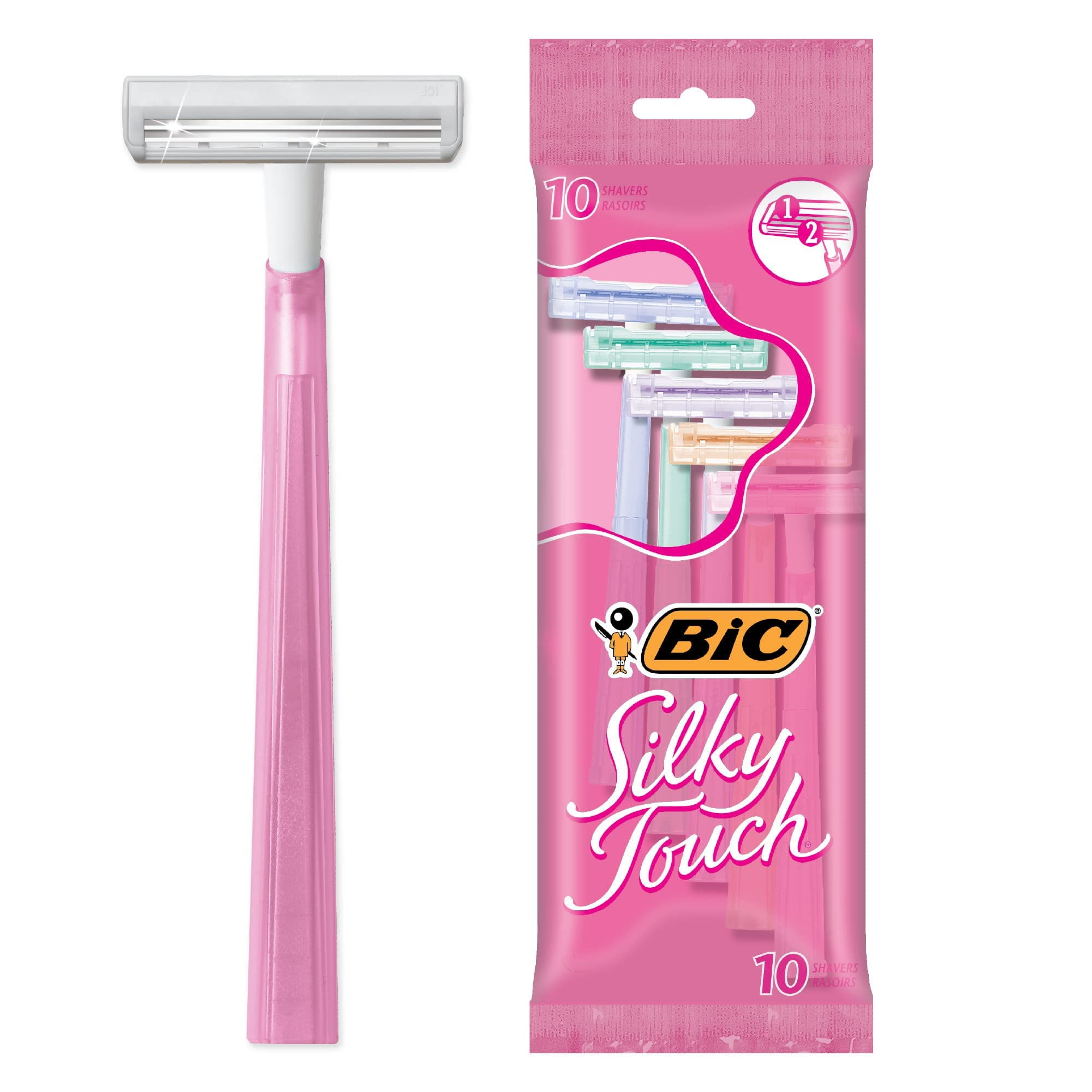 BIC Twin Select Silky Touch Women's Disposable Razor, 14 Count
