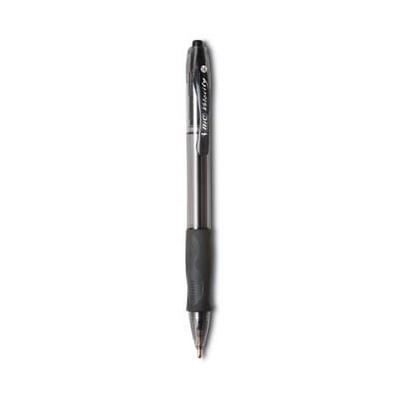 BIC VLGB361BK 1.6 mm Velocity Retractable Ball Pen, Black Ink - 36 per Pack