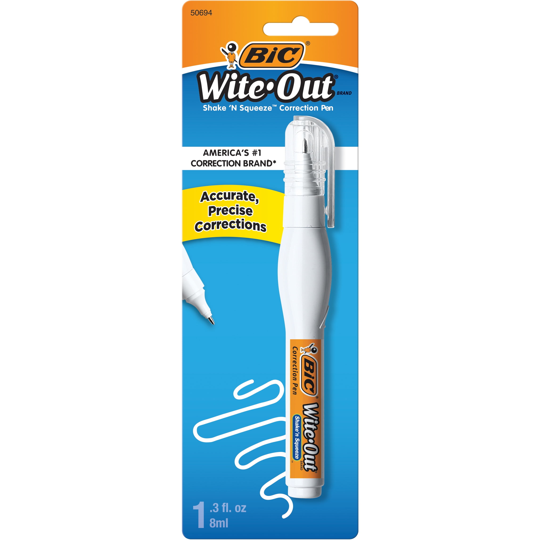 Enday 0.2 fl oz (7 ml) Metal Tip Correction Pen (2/Pack)